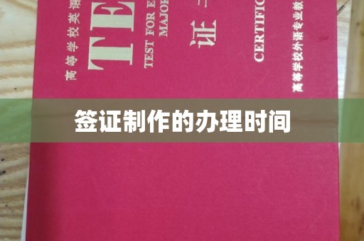 孝昌签证制作的办理时间