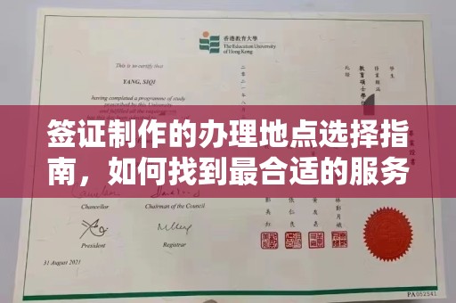 孝昌签证制作的办理地点选择指南，如何找到最合适的服务点