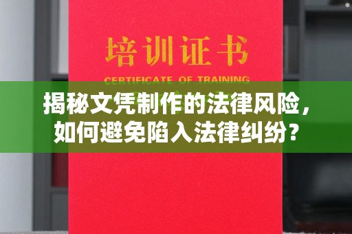 孝昌揭秘文凭制作的法律风险，如何避免陷入法律纠纷？