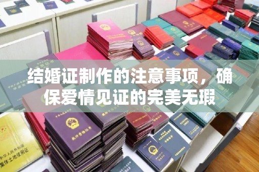 孝昌结婚证制作的注意事项，确保爱情见证的完美无瑕